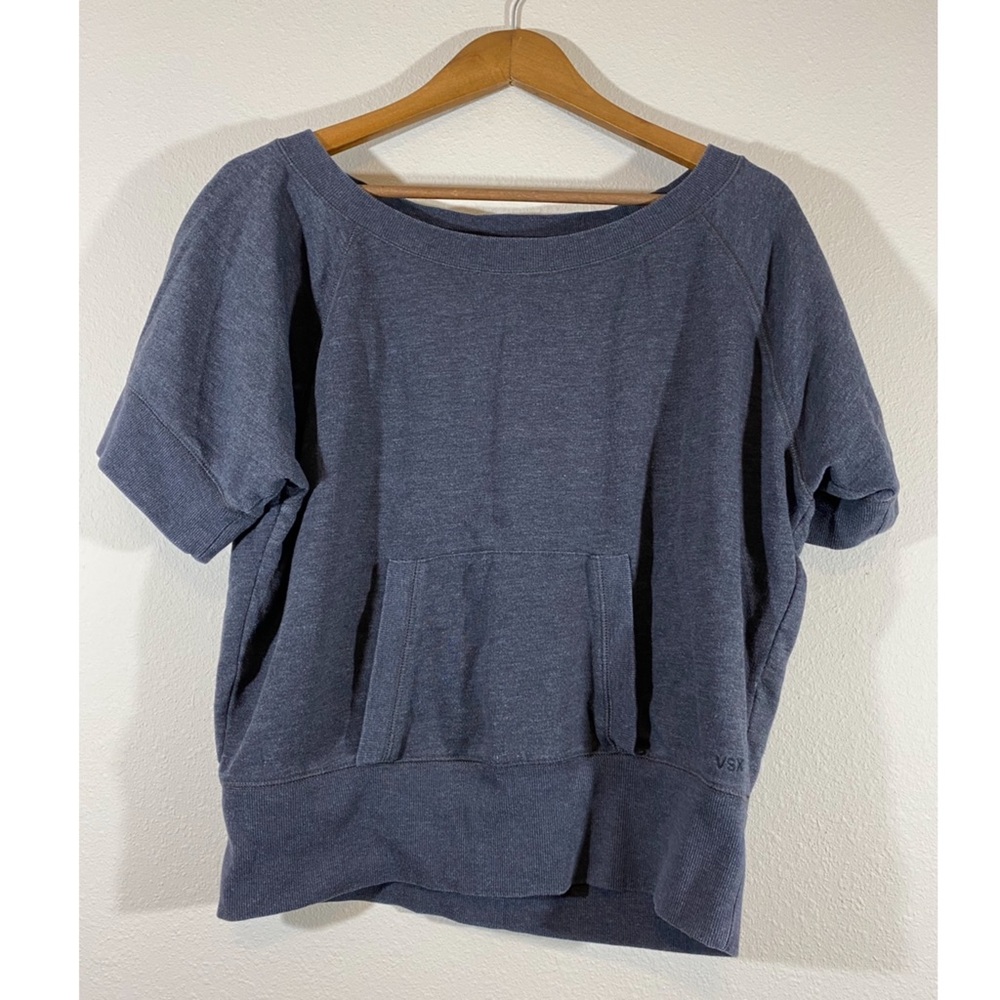 Victoria’s Secret Sport Crop Gray Workout Sweatshi